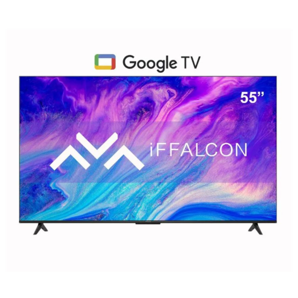Televisor IFFALCON 55" 4K Google TV Control Con Mando De Voz HDR Marco Metálico