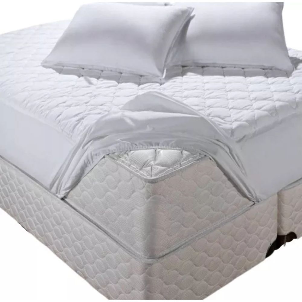 Protector De Colchón MAXIKING Cooler 2.5 Plz 160X200 Cm Blanco