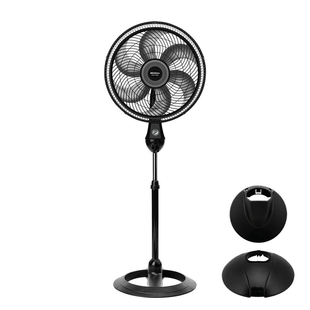 Ventilador BRASKON Negro De Pie