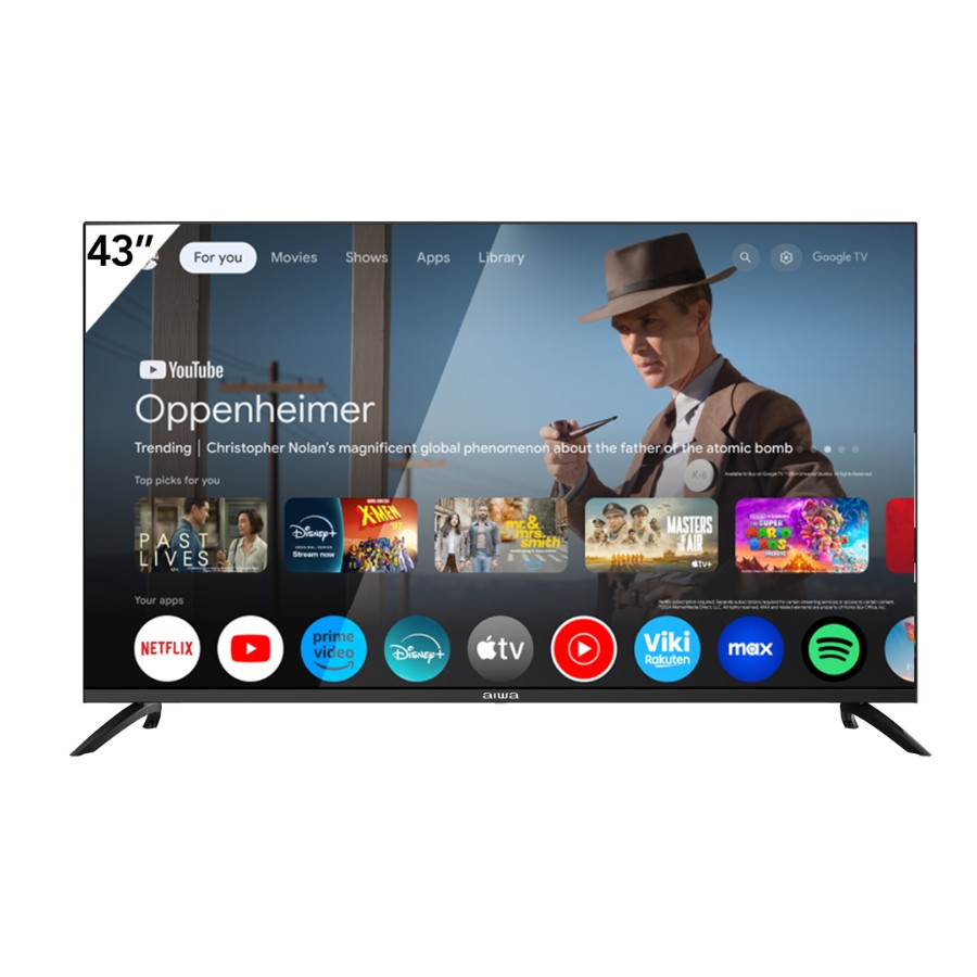 Televisor AIWA 43" Google Tv FHD Led Chromecast Integrado