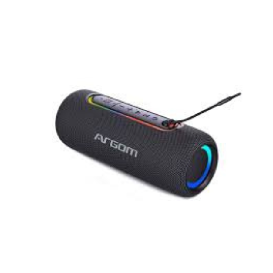 Altavoz Bluetooth Radyon X30 Premium con luces LED negro ARGOMTECH ARG-SP-3121BK