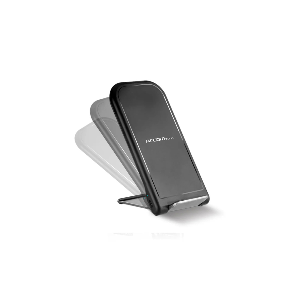 Soporte de Carga Rápida Inalámbrica  ARGOMTECH ARG-AC-0140BK