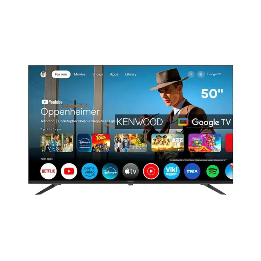 Televisor KENWOOD 50" Google TV  4K UHD Borde Infinito
