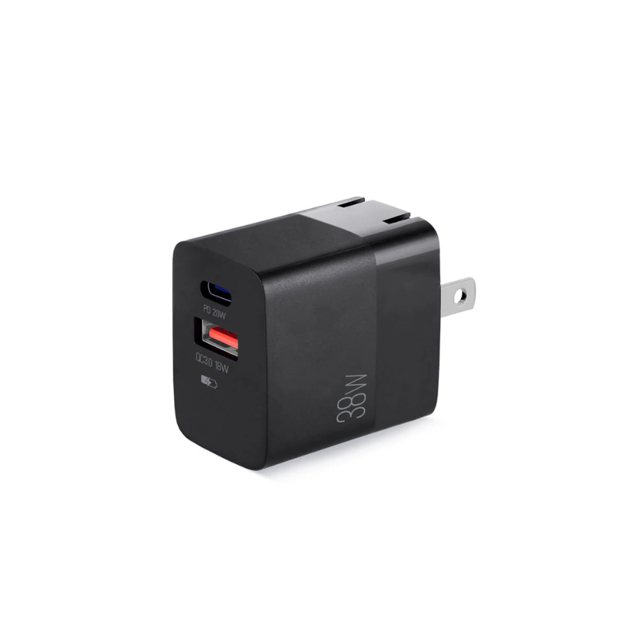 Cargador de pared Volta P4 38W Pro PD Type-C + USB  ARGOMTECH  ARG-AC-0122BK