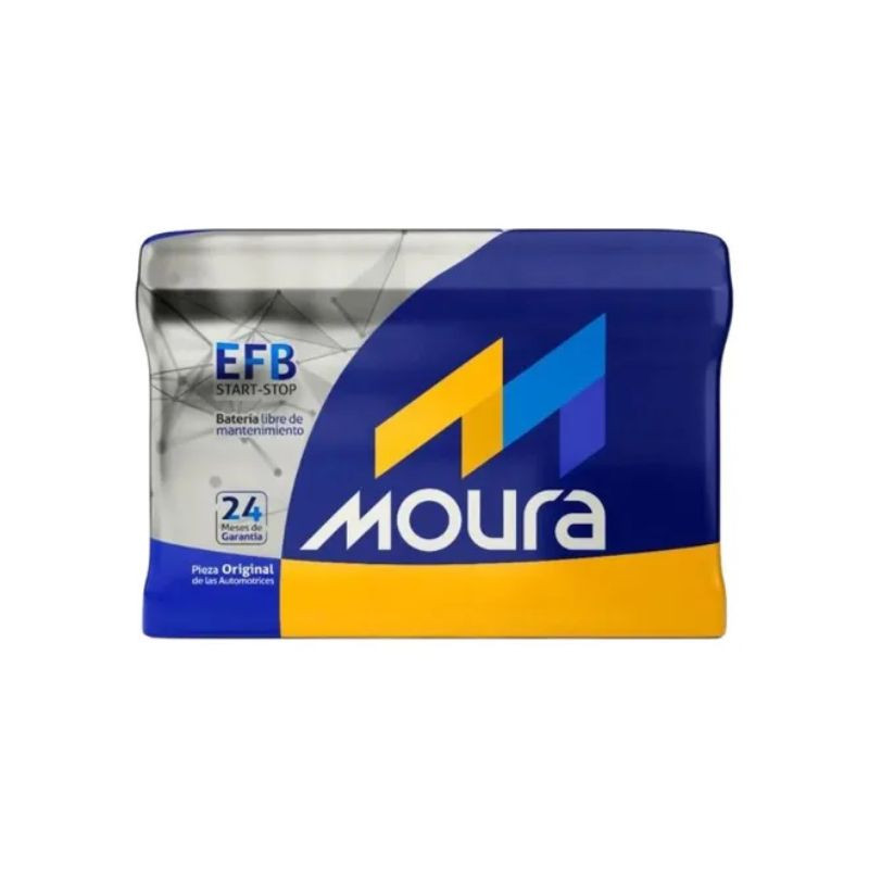 Batería MOURA Efb 80 Ah Borne Invertido 730 Cca Rc 120