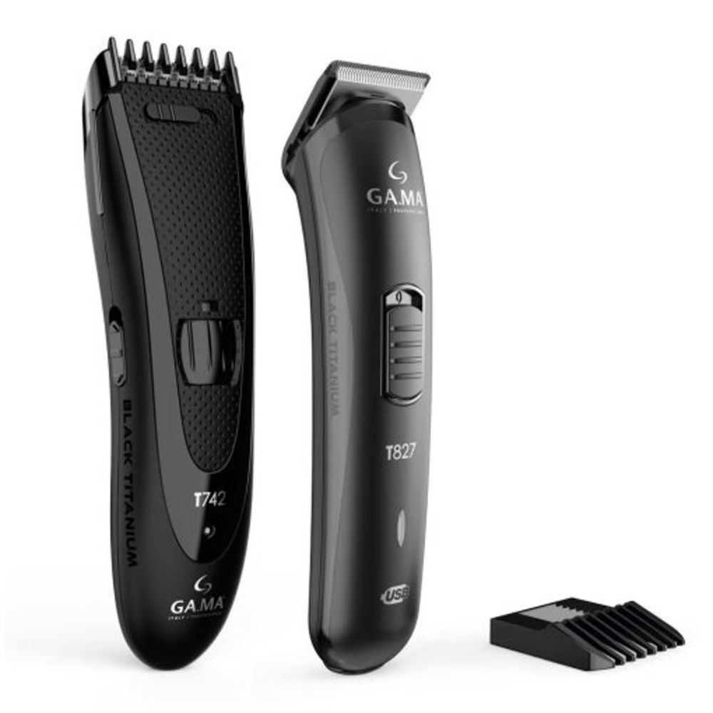Corta Pelo GAMA Titanium T742 Negro