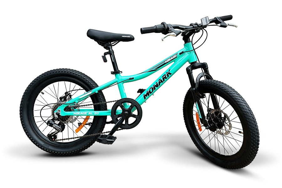 BICICLETA MONARK MIRAGE AL ARO 20" VERDE AQUA/GRIS
