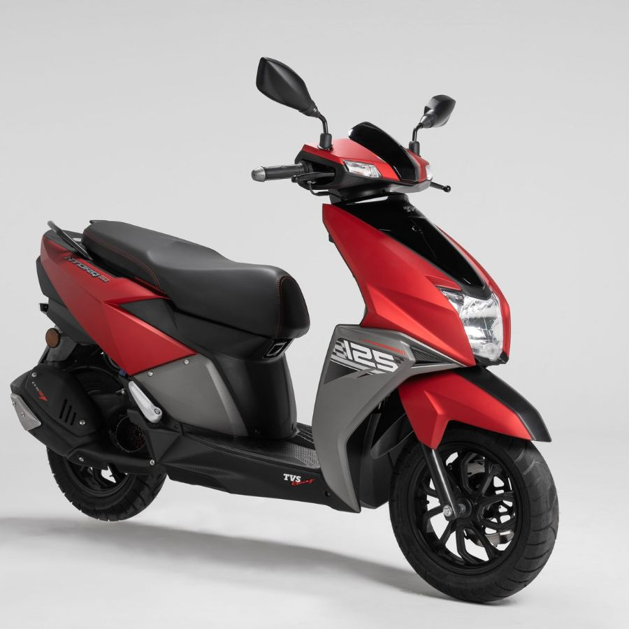 Motocicleta Scooter TVS Ntorq 125 cc Rojo Mate