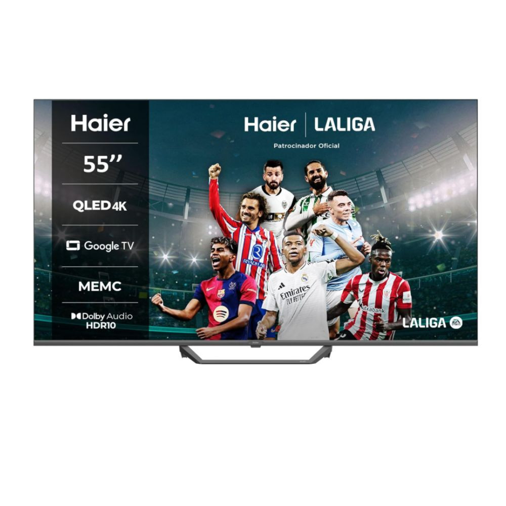 Televisor HAIER 55"  Qled Google TV HDR 10 Smart Control Dolby Audio HDMI 2.1