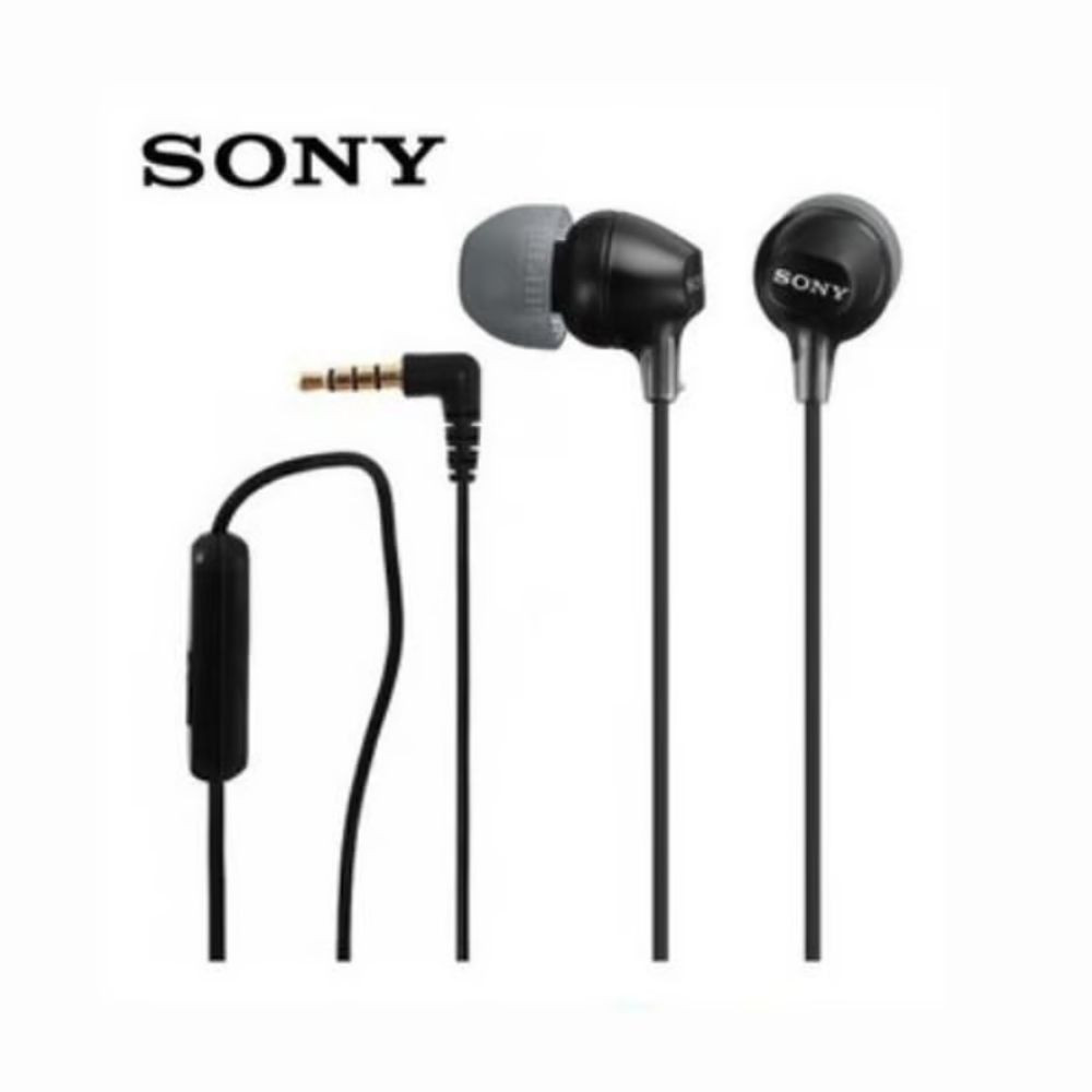Audífonos Internos SONY Ex15Ap Con Micrófono Negro