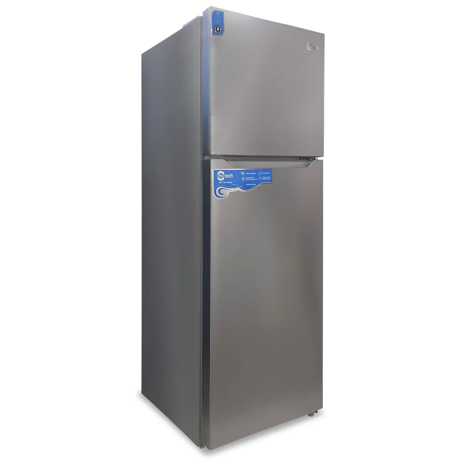 Refrigerador Hitech 370L Silver Hielo Seco